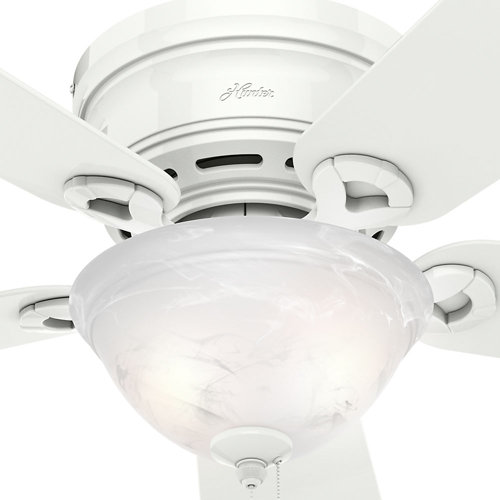 Hunter Fan 42'' Conroy 5 Blade Flush Mount Ceiling Fan with Pull